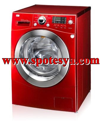 ikinci el kırmızı renkli çamaşır makinesi