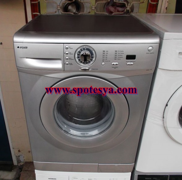 çok temiz kullanılmış arçelik 1200 devir gri çamaşır makinesi