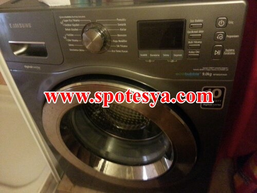 10 kilo samsung siyah çamaşır makinesi