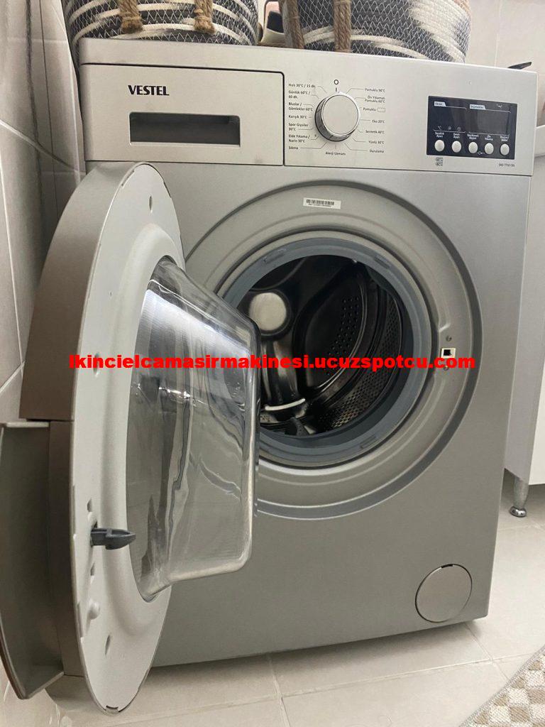 vestel 7 kilo 1200 devir gri çamaşır makinesi