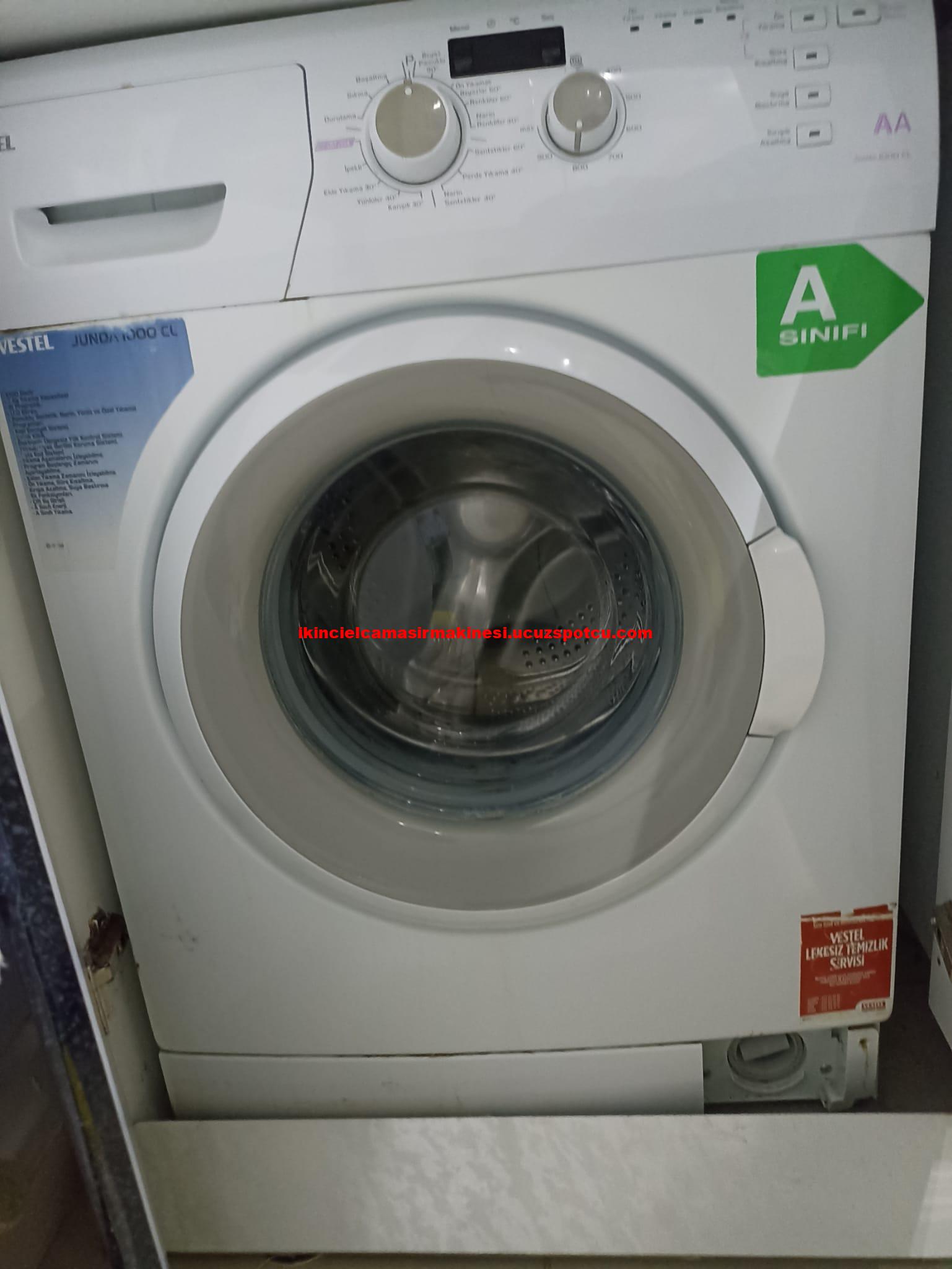 Çalışır durumda vestel 44 sınıfı çamaşır makinesi