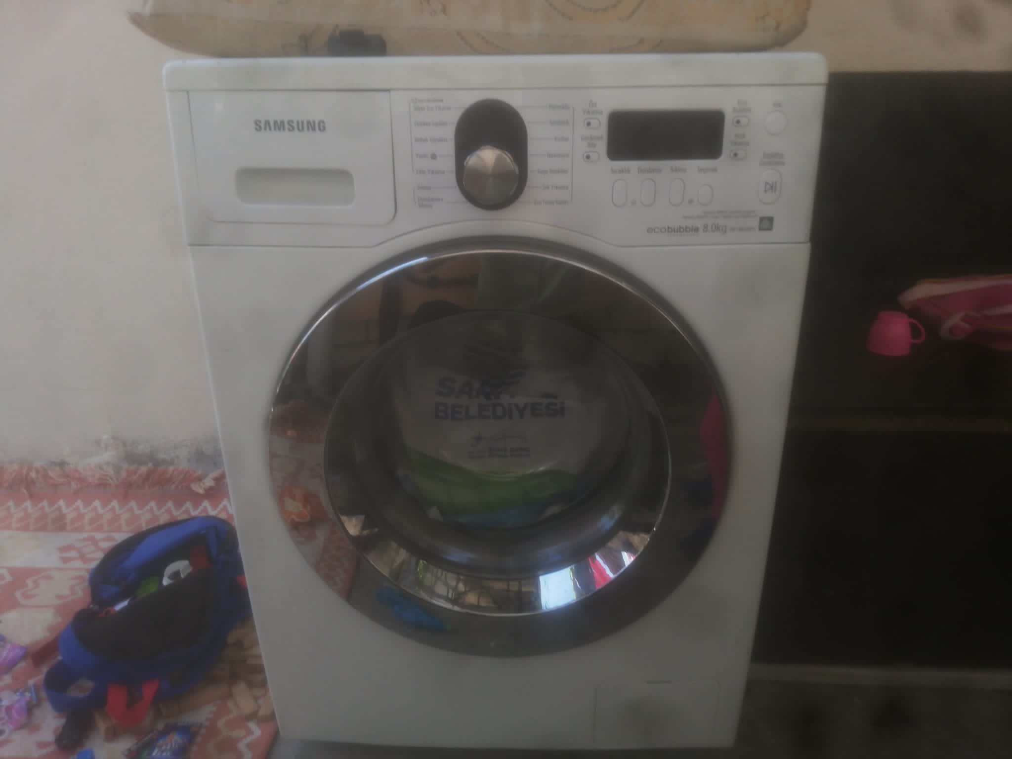 İKİNCİ EL SAMSUNG ÇAMAŞIR MAKİNESİ 1500 TL