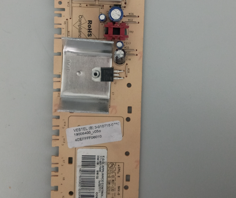 VESTEL CAMASIR MAKINESI KARTI 2